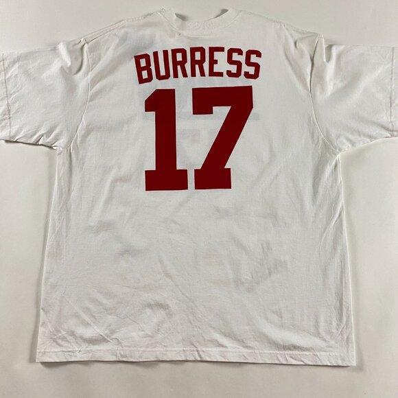 NWOT New York Giants Plaxico Burress T Shirt Men's 2XL Super Bowl XLII Reebok - Picture 2 of 13
